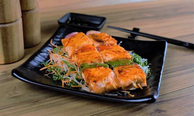 Salmon Kushiyaki