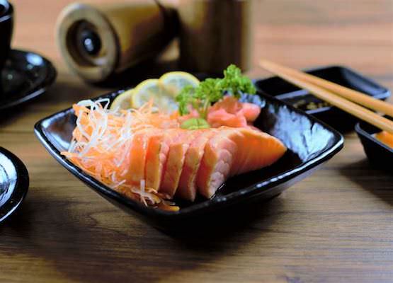 Seared Salmon Sashimi