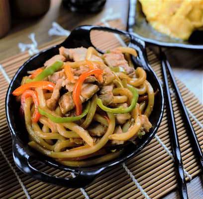 Pork Yakiudon